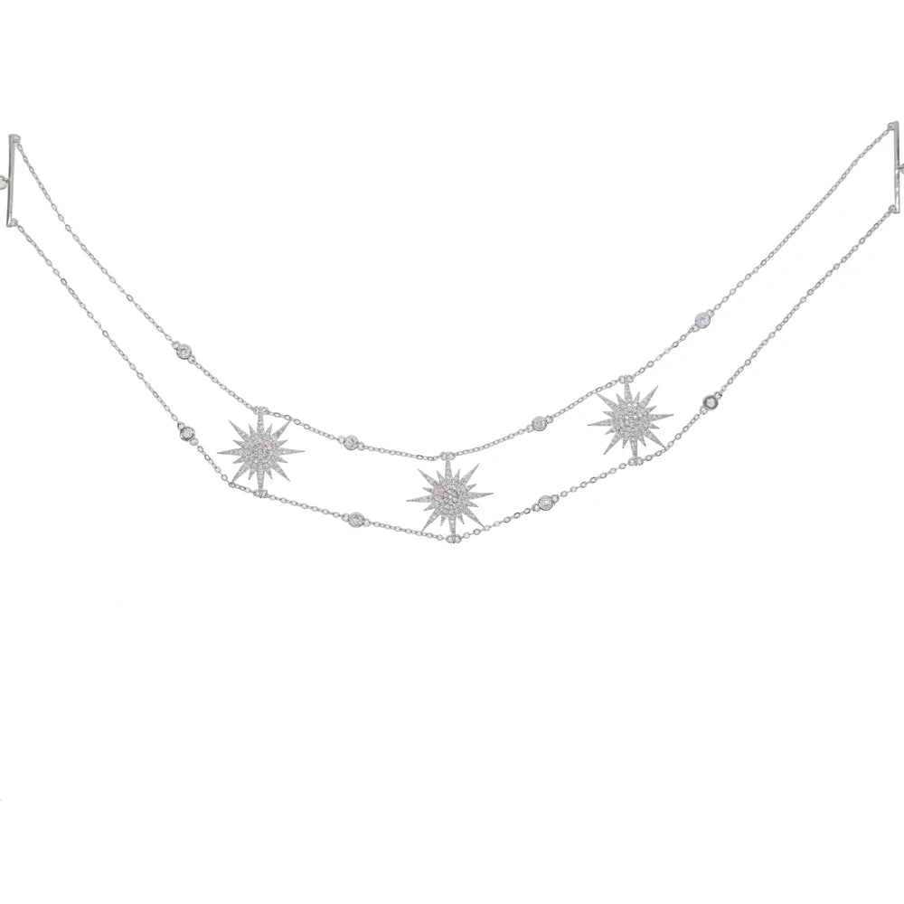 Collier Choker avec Zircons