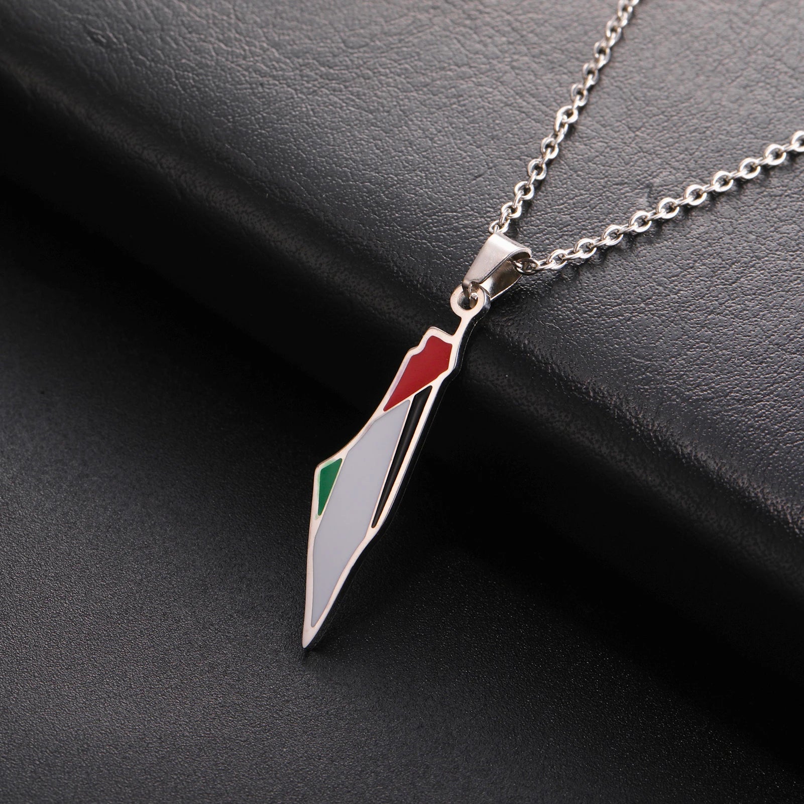 Collier acier Palestine