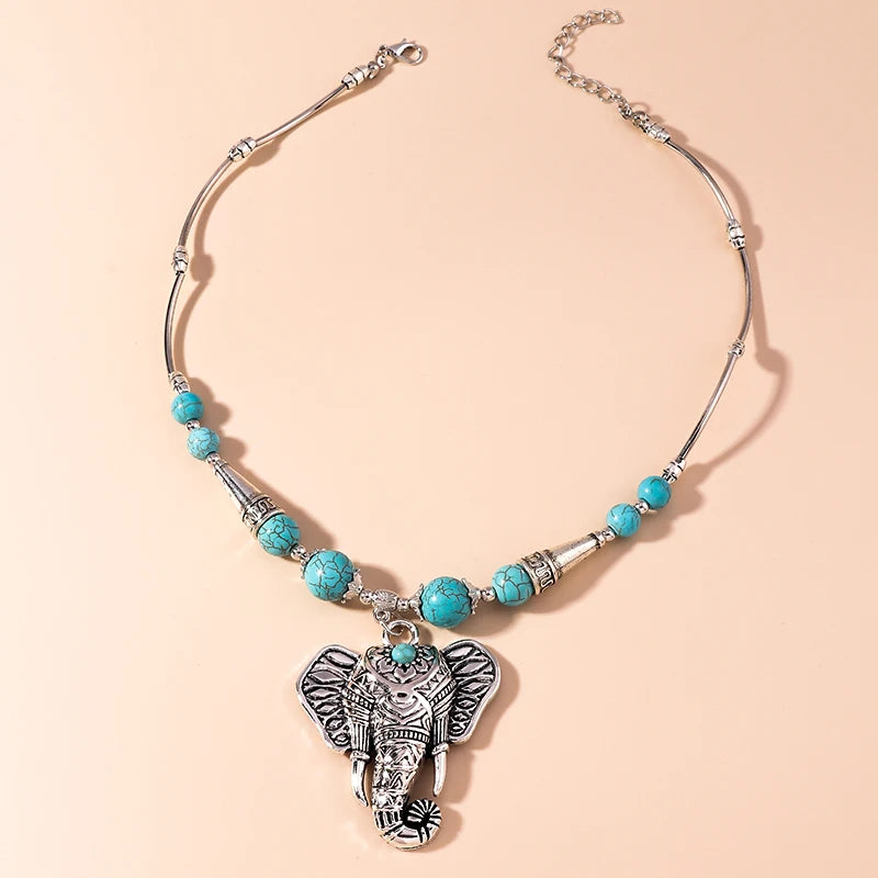 Collier pendentif éléphant