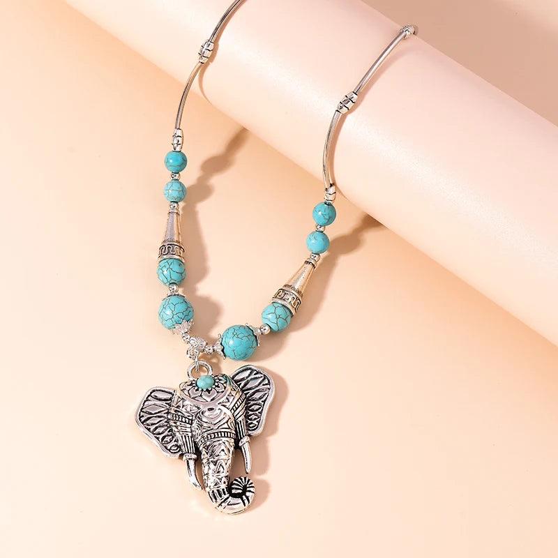 Collier pendentif éléphant